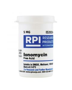 RPI I52020-0.005 Free Acid Ionomycin, 5 mg, >=97% (HPLC),