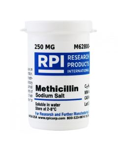 RPI Methicillin Sodium Salt, 250 Mill