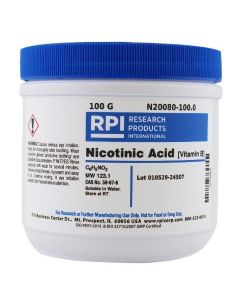 RPI Nicotinic Acid [Vitamin B], 100 G