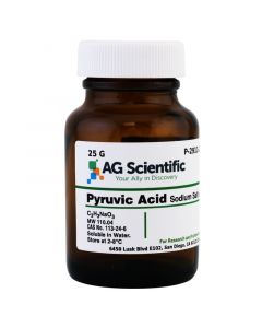 AG Scientific Pyruvic Acid Sodium Salt, [Sodium Pyruvate], 25GM