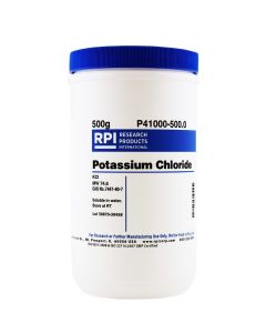 RPI Potassium Chloride, 500 Grams - R; RPI-P41000-500.0