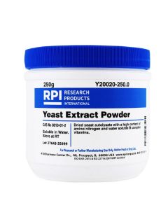 RPI Yeast Extract, Powder, 250 Grams