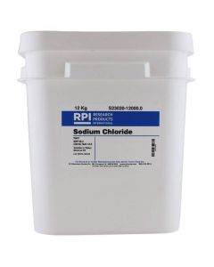 Research Products International Sodium Chloride, 12 Kilograms - R; RPI-S23020-12000.0