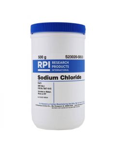 Research Products International Sodium Chloride, 500 Grams - RPI; RPI-S23020-500.0