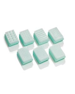 Simport T-Sue Paraffin Blocks 15 Cores, W/P 4Mm Blue-Green; Qty (6)
