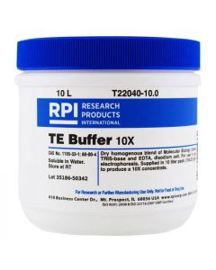Research Products International TE Buffer, 10X Powder, 158.35 Gra; RPI-T22040-10.0