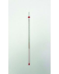 United Scientific Supply Thermometer, Red Liquid, 12,  Partial Immersion, Dual Scale, -20 To 150 C  0 To 300 F; USS-THPCF2