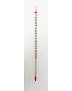 United Scientific Supply Thermometer, Red Liquid, 12, Total Immersion, -20 To 110 C; USS-THTC01