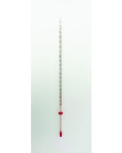 United Scientific Supply Thermometer, Red Liquid, 12, Total Immersion, -10 To 150 C; USS-THTC02