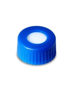 Waters Blue, 12 X 32 Mm Screw Neck Cap And Preslit Ptfe/Silicone Septum, 100/Pk