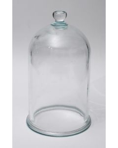 Fischer Technical 8-1/2" X 15'' Glass Bell Jar with Knob -FT-BJAR-03