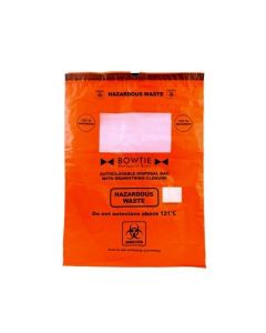 <P>Chemglass Bowtie Biohazard Autoclave Bag, With Drawstring, Lar; CHMGLS-Cls-1192-2436