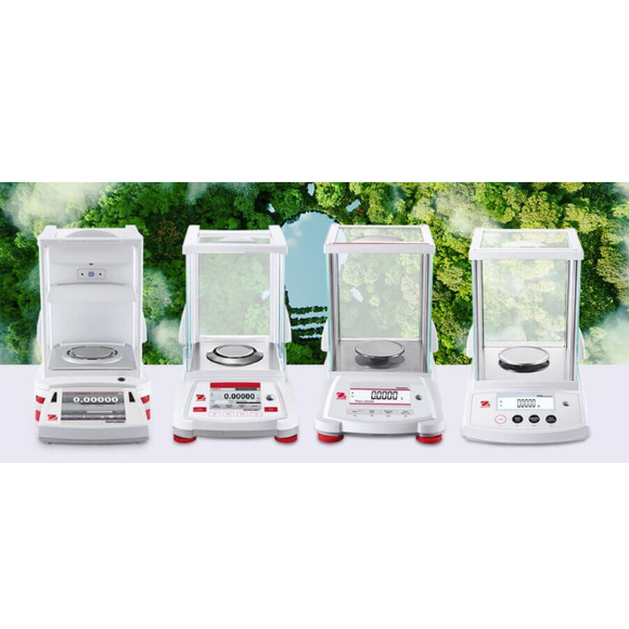 Explore OHAUS' range of electronic balances that feature power-saving capabilities and additional information including energy-saving steps.  